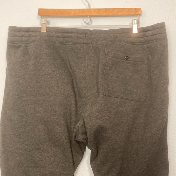 REI Cooperative Co-Op Mens Size XXL Grey Nook Fleece Pants Joggers Drawstring - Picture 8 of 16